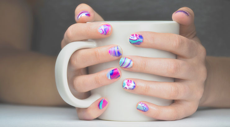 Nail It | Water Marble Manicure