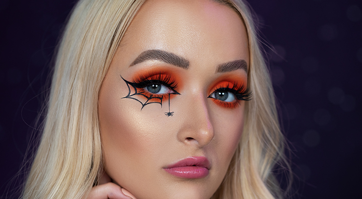 A Spider Makeup Tutorial For Halloween