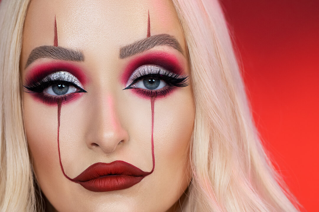It-Inspired Clown Makeup Tutorial For Halloween