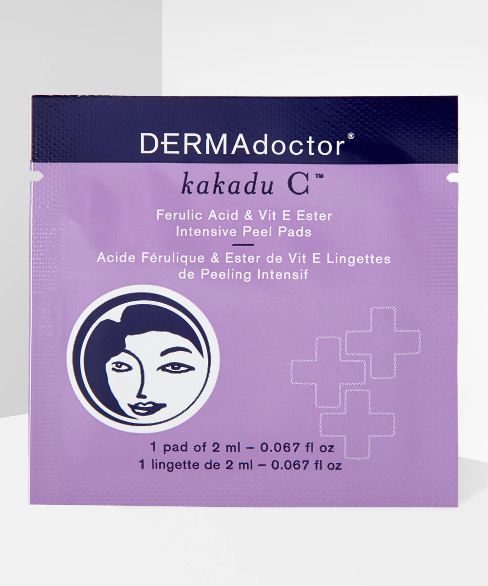 DERMADOCTOR KAKADU C FERULIC ACID & VITAMIN E ESTER INTENSIVE PEEL PADS