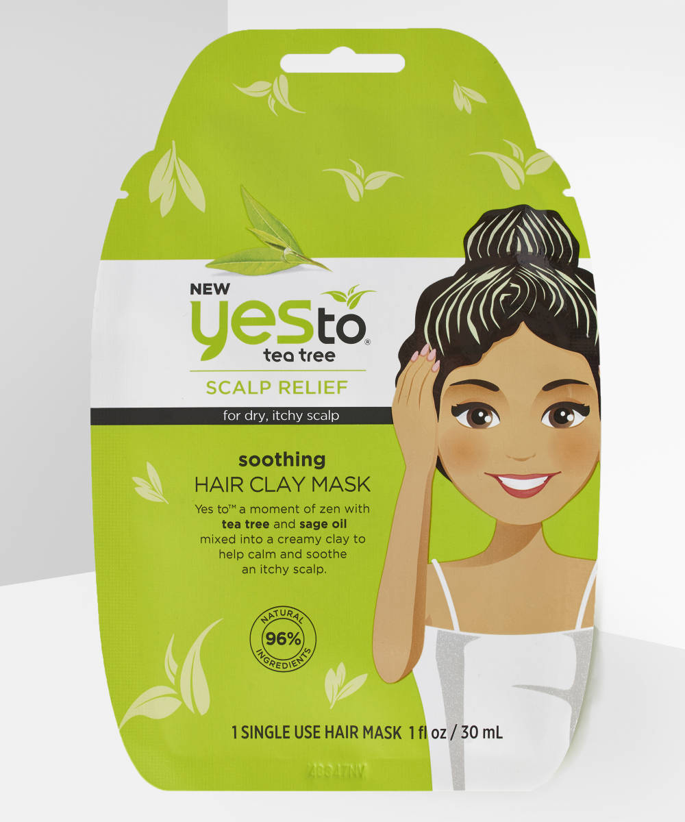 YES TO TEA TREE SOOTHING CLAY HAIR MASK