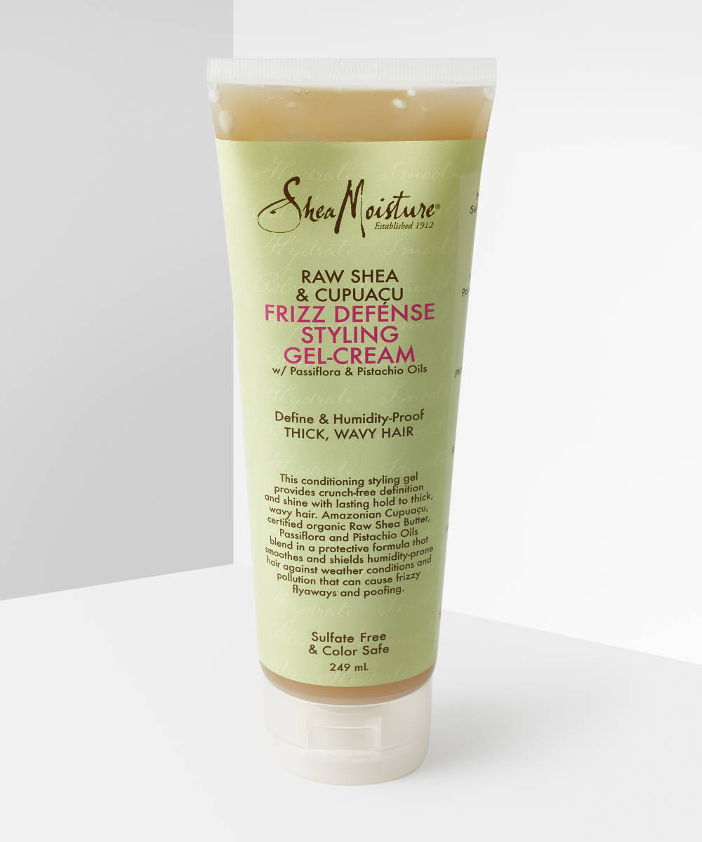 SHEA MOISTURE RAW SHEA & CUPUACU FRIZZ DEFENSE GEL CREAM