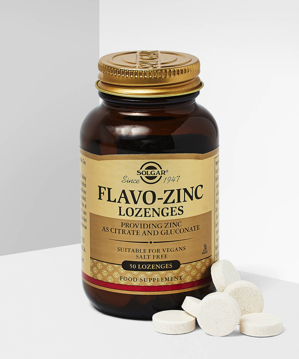 SOLGAR FLAVO-ZINC LOZENGES