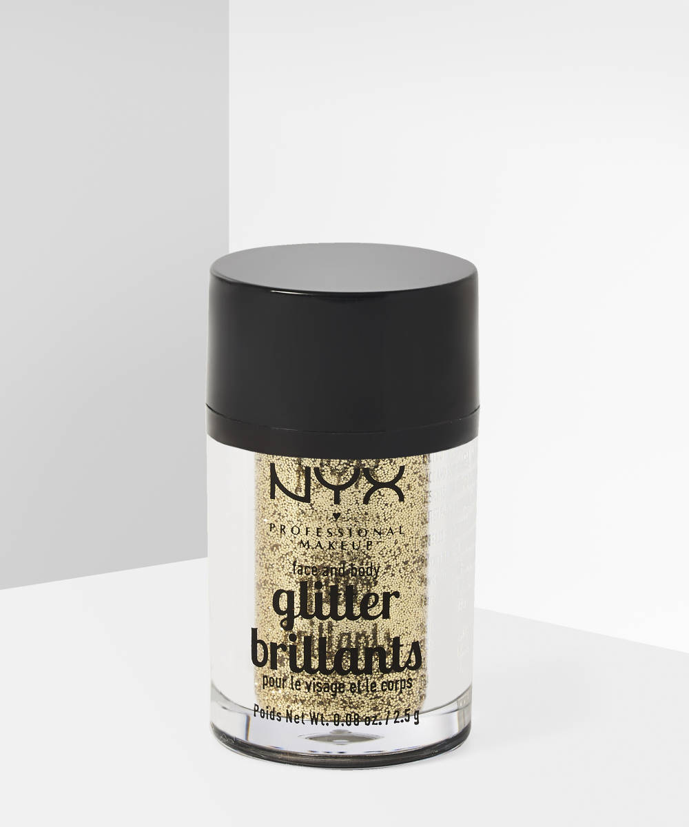 NYX PROFESSIONAL MAKEUP FACE & BODY GLITTER GOLD