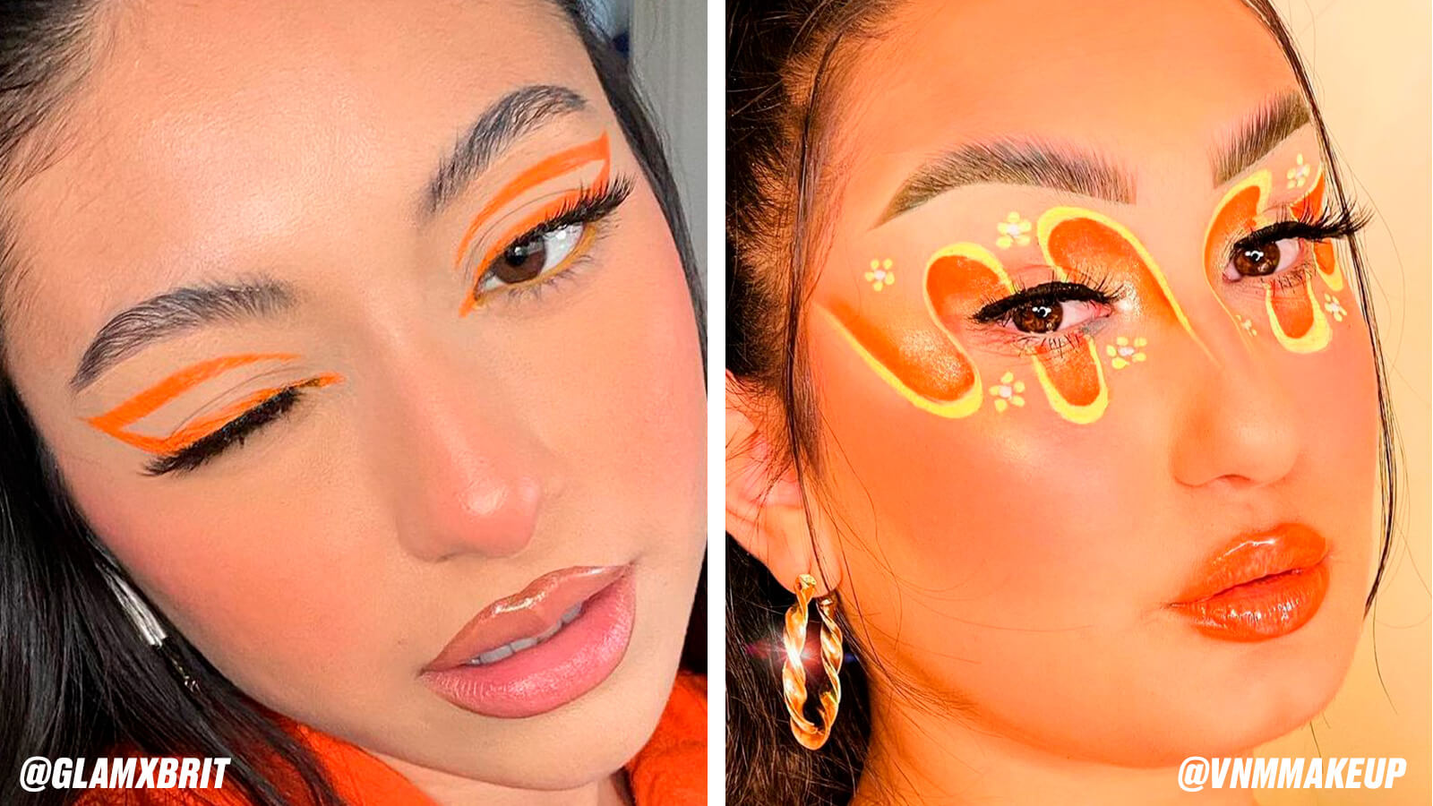 8 Orange Eye Makeup Ideas