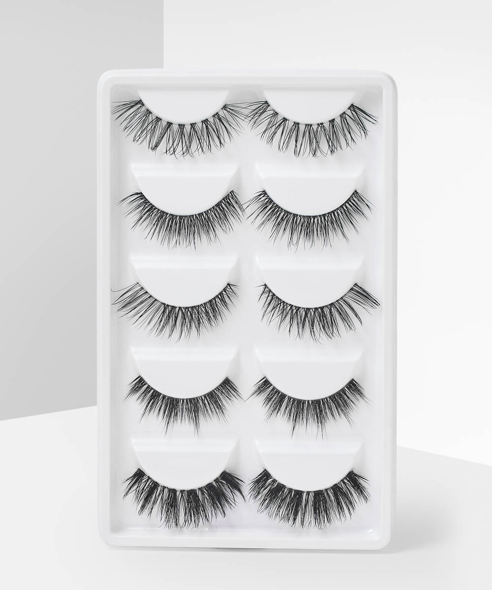 SAMPLE BEAUTY VEGAN SYNTHETIC SILK FALSE LASHES SET