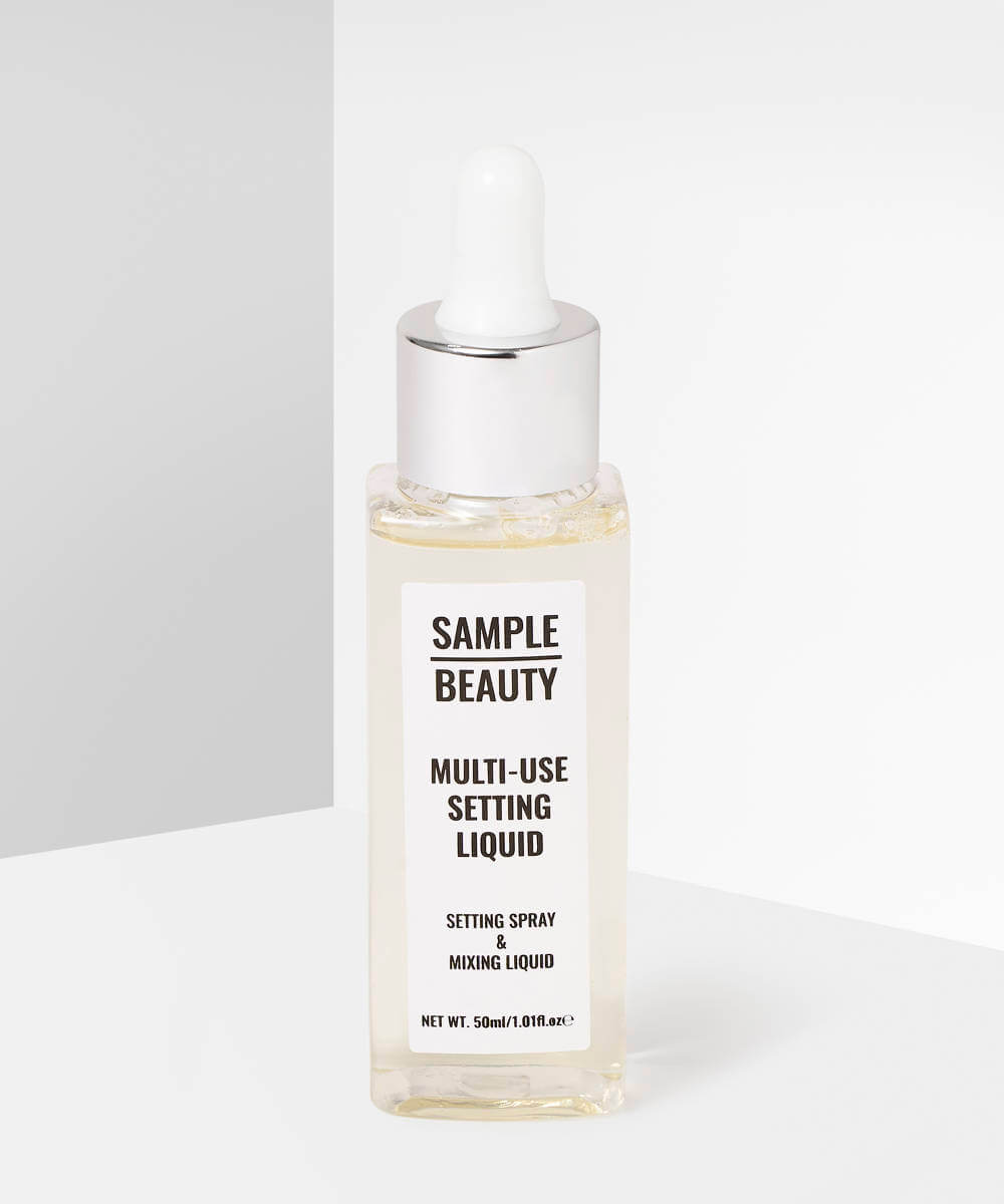 SAMPLE BEAUTY MULTI USE SETTING LIQUID SETTING SPRAY AND MIXING LIQUID