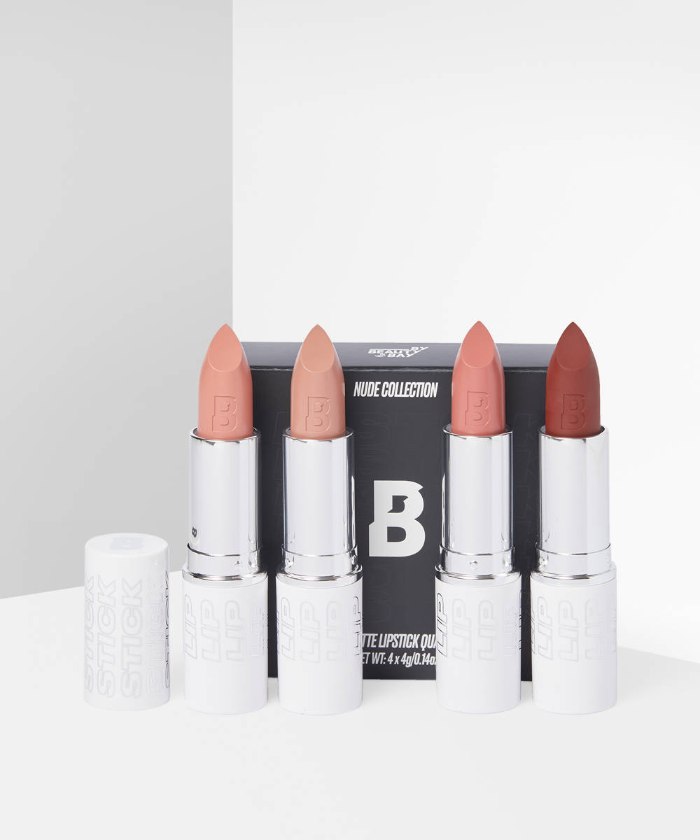 BY BEAUTY BAY NUDE COLLECTION MATTE LIPSTICK QUAD