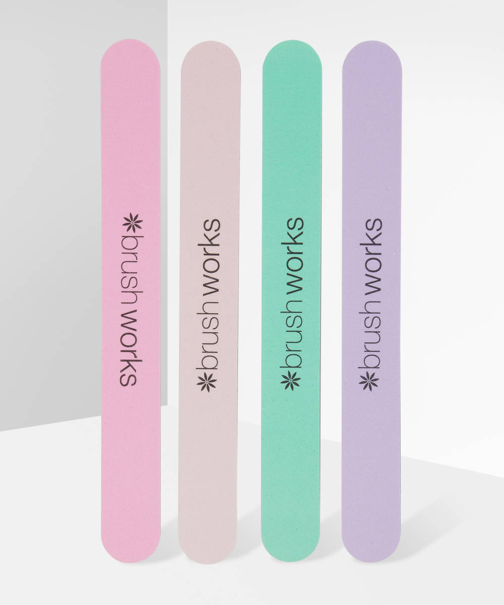 BRUSHWORKS PASTEL NAIL FILES