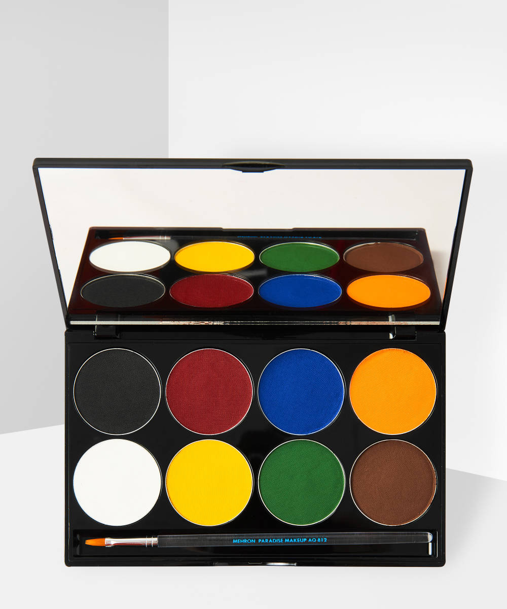 MEHRON PARADISE MAKEUP AQ 8 COLOR PALETTE BASIC