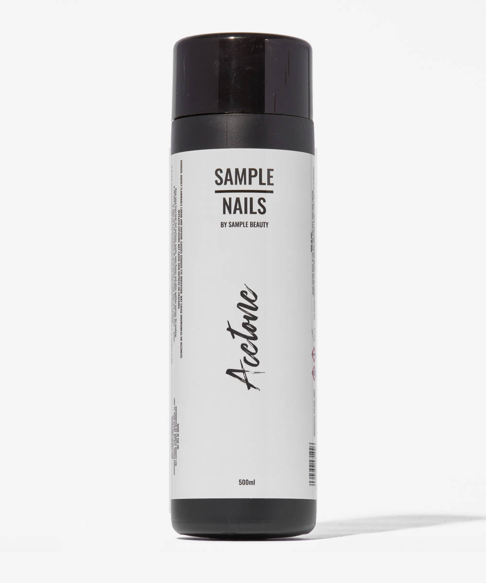 sample beauty acetone nail polish remover