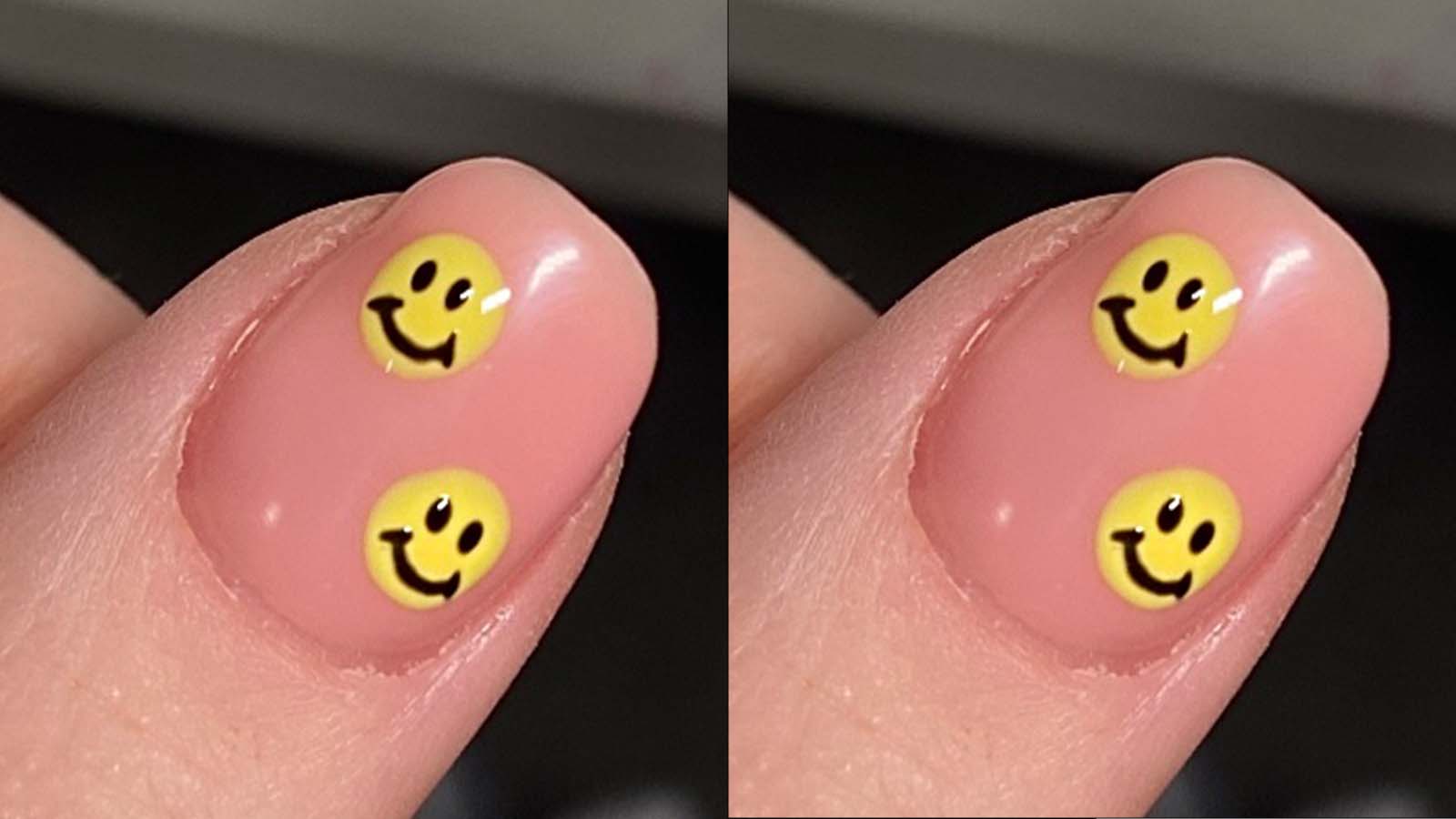 Smiley Face Nail Art Tutorial