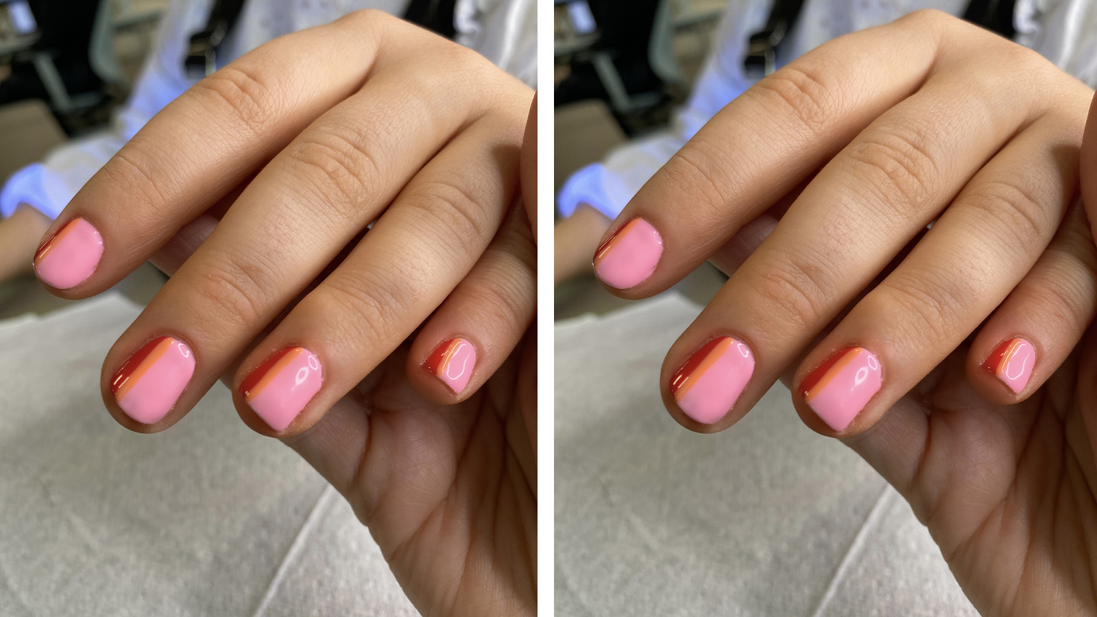 A Colour Block Nail Art Tutorial You Can Easily DIY At Home