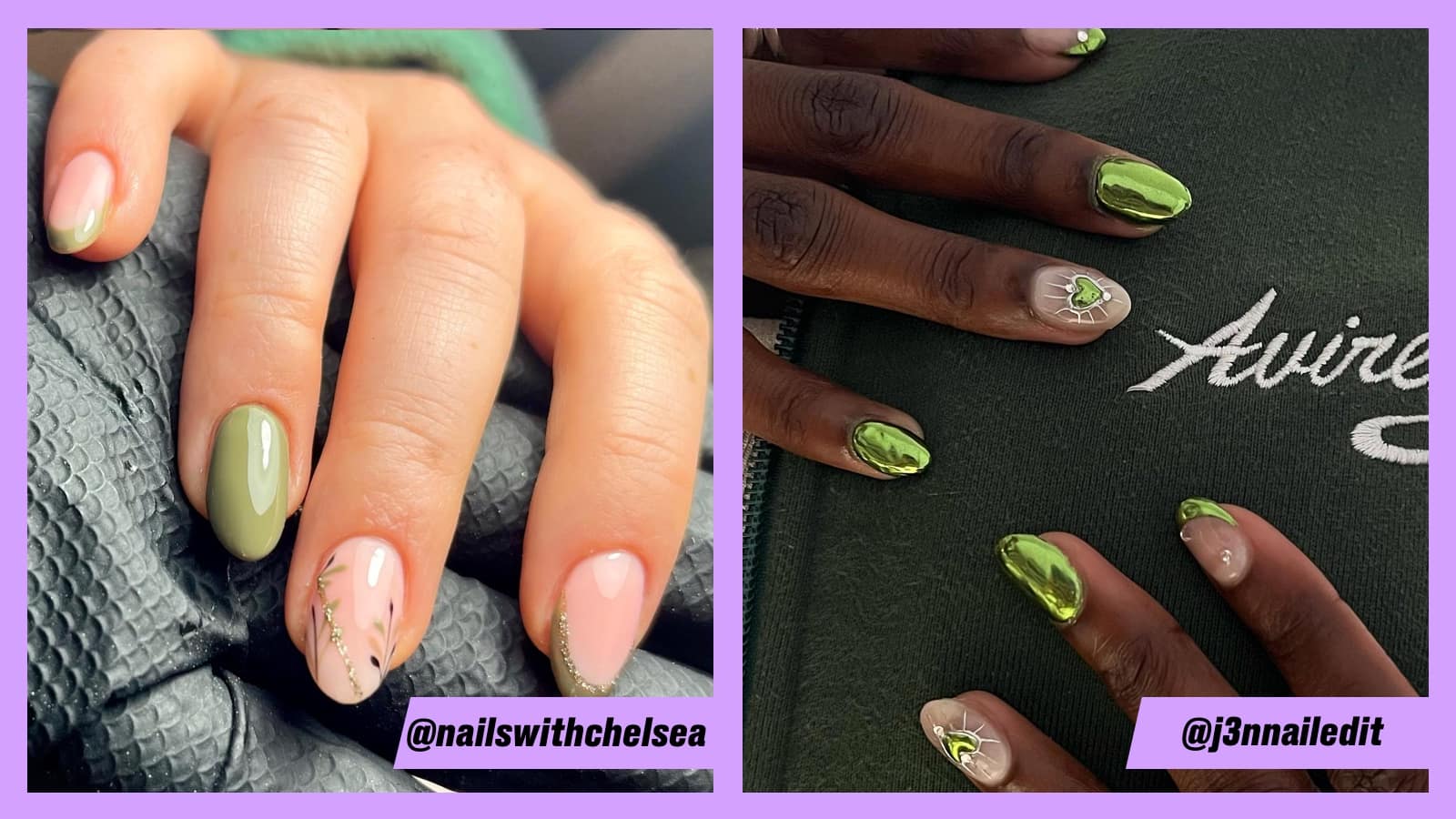 41 Green Nail Art Designs
