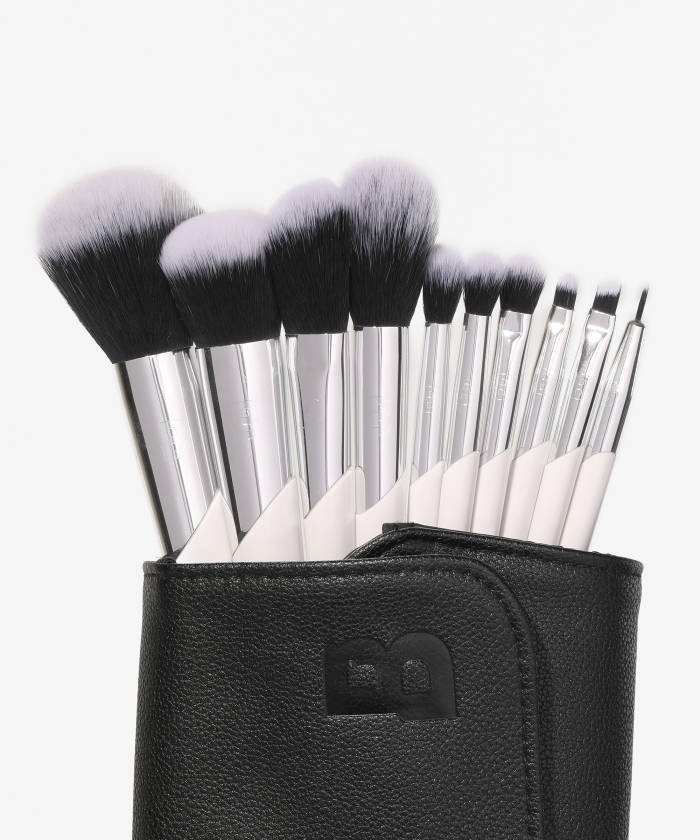 BY BEAUTY BAY 10 piece eye and face brush set