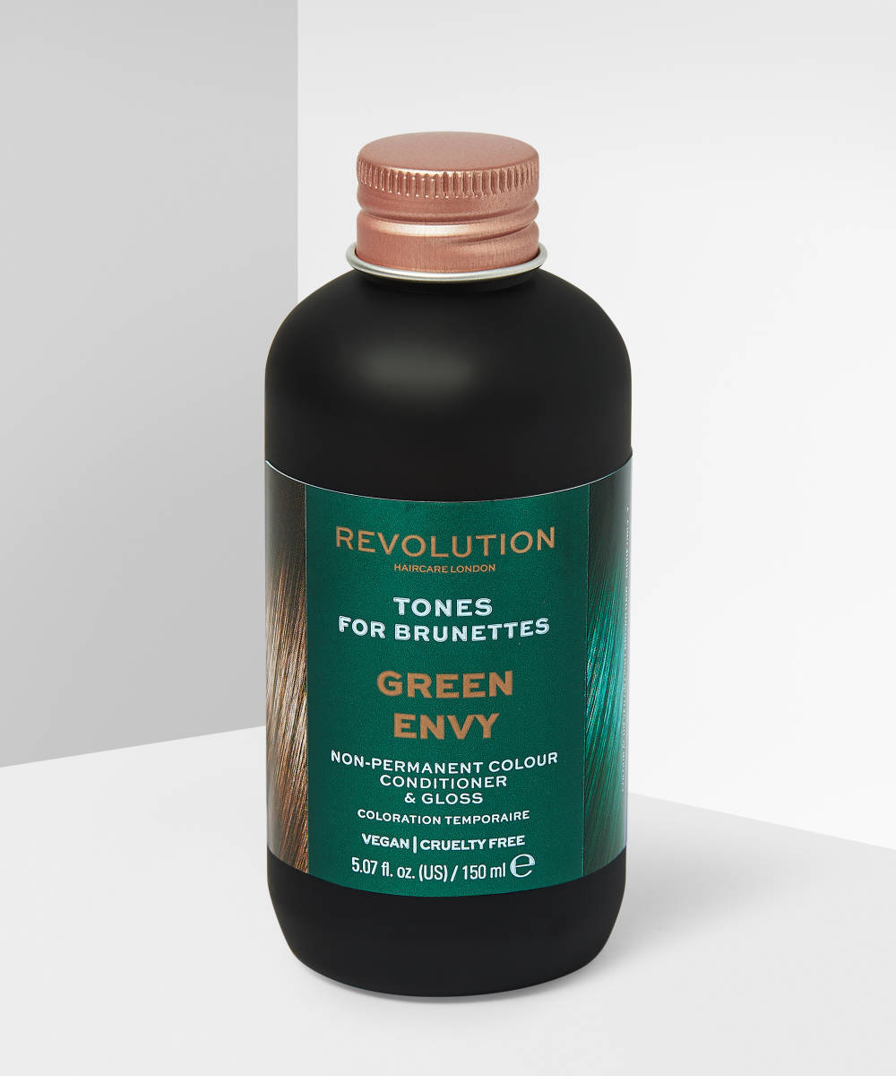 REVOLUTION HAIRCARE TONES FOR BRUNETTES GREEN ENVY