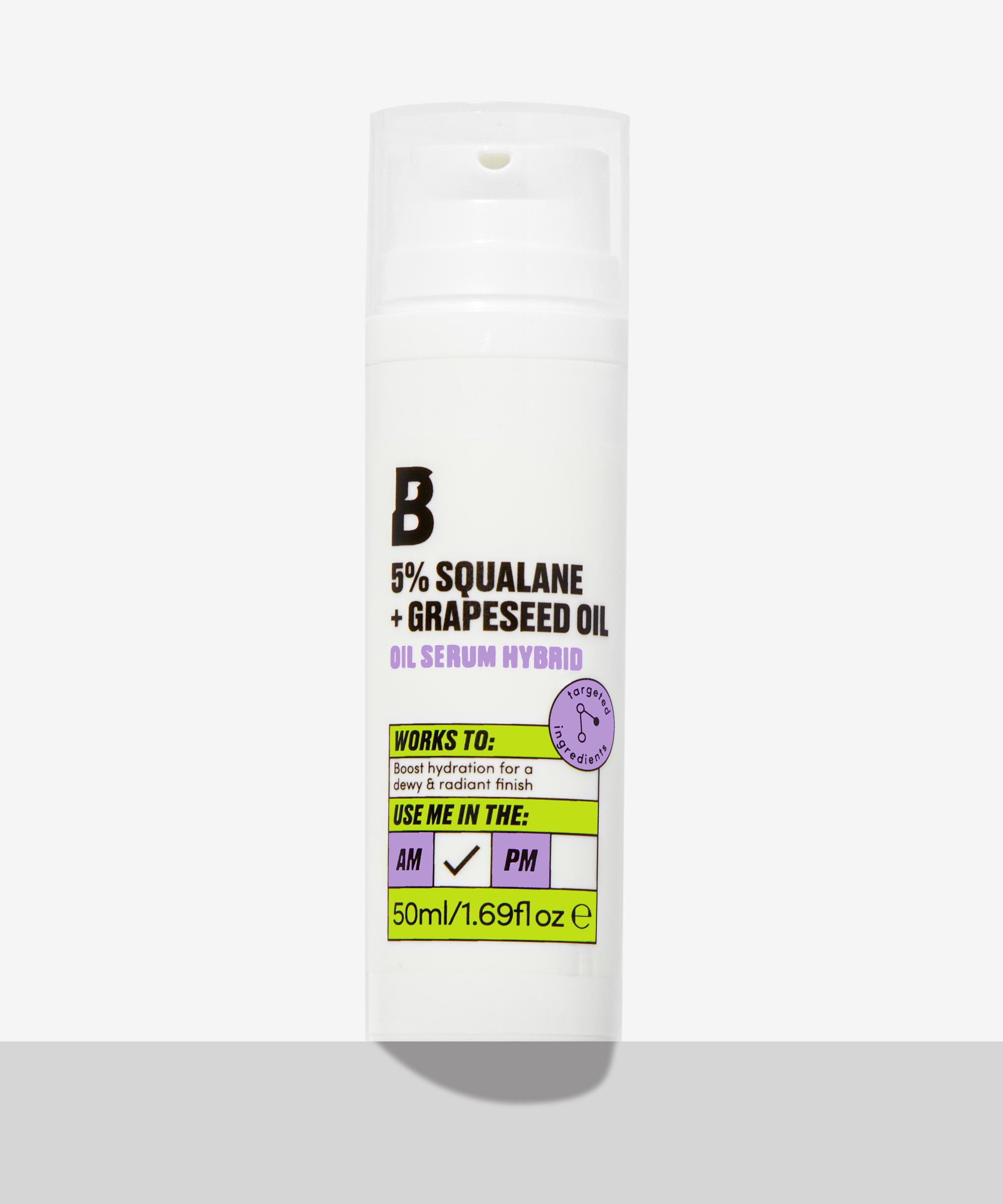 By BEAUTY BAY 5% Squalane + Grapeseed Oil Serum Hybrid