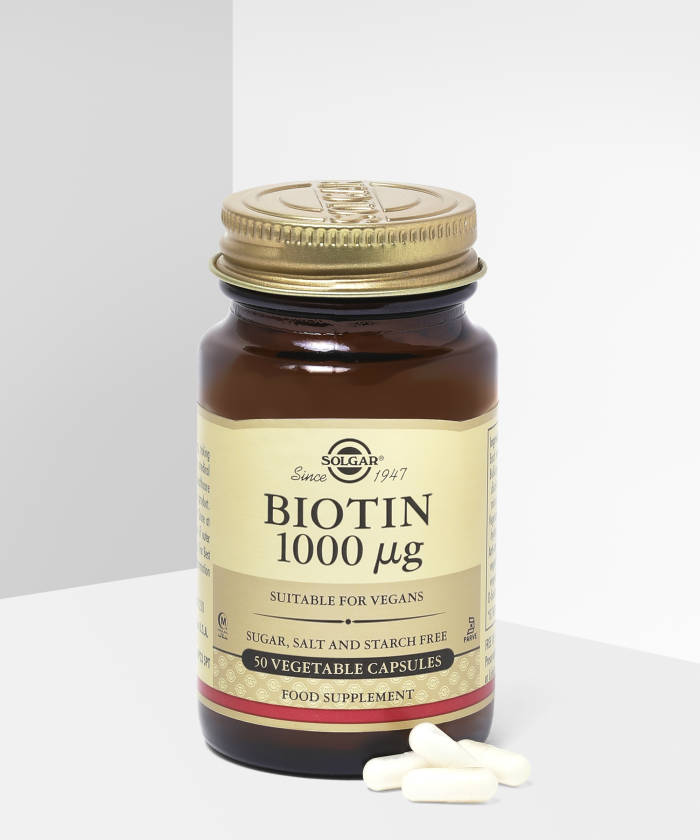 Solar Biotin 1000 Mcg Vegetable Capsules