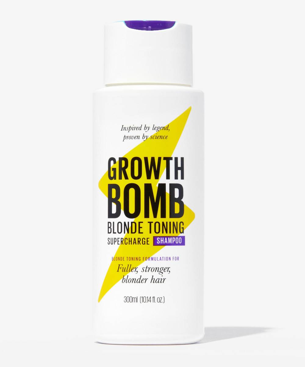 Growth Bomb Blonde Toning Supercharge Shampoo