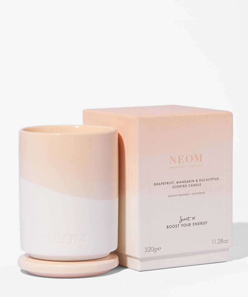 NEOM Grapefruit, Mandarin and Eucalyptus Scented Candle